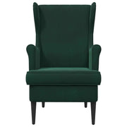 Poltrona | Sedia Relax Verde Scuro Velluto