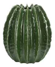 Vaso Cactus Ball Ø28x31 cm in Ceramica Verde