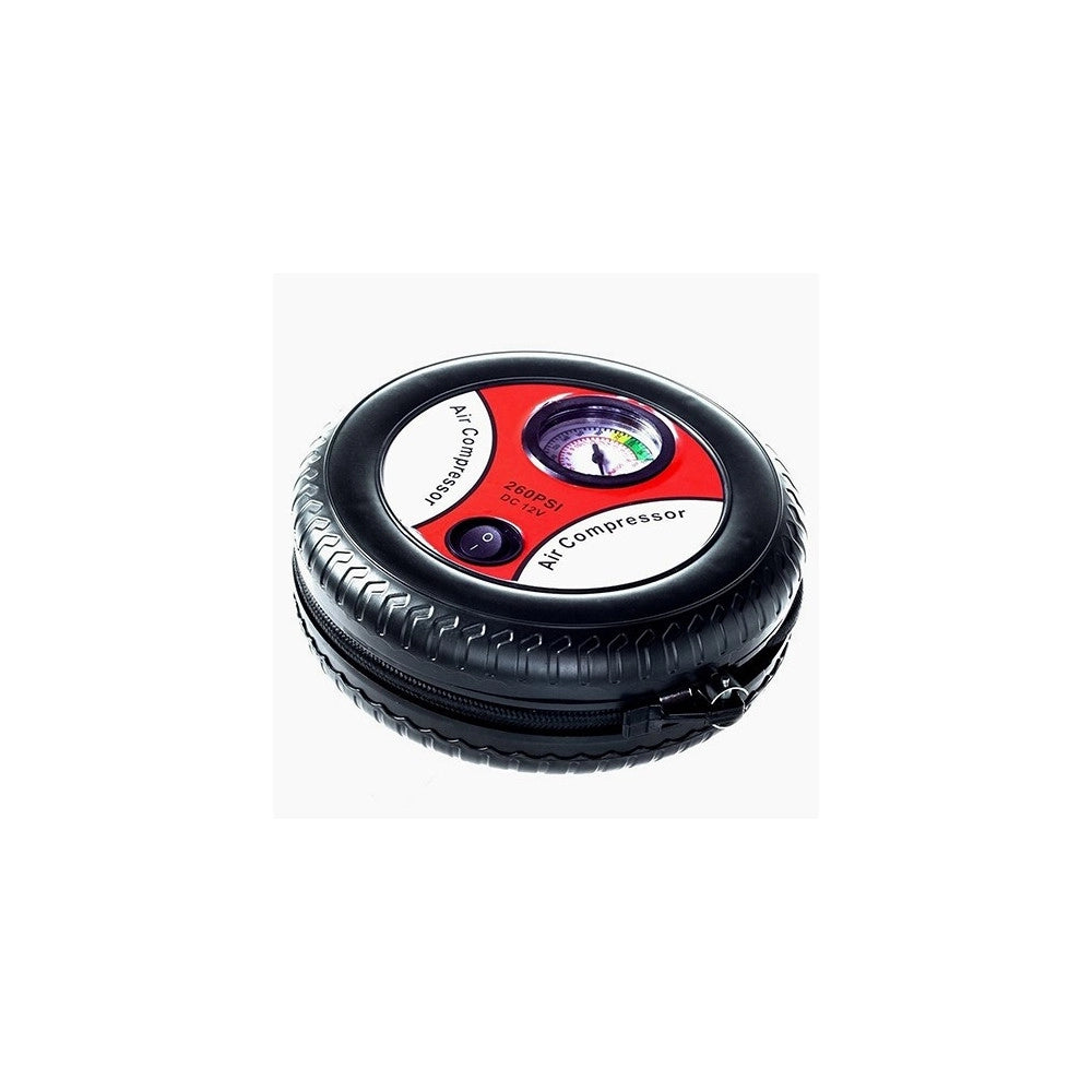 Trade Shop - Compressore D'aria A Forma Di Ruota Gonfia Velocemente Pneumatici Bici Auto Moto -
