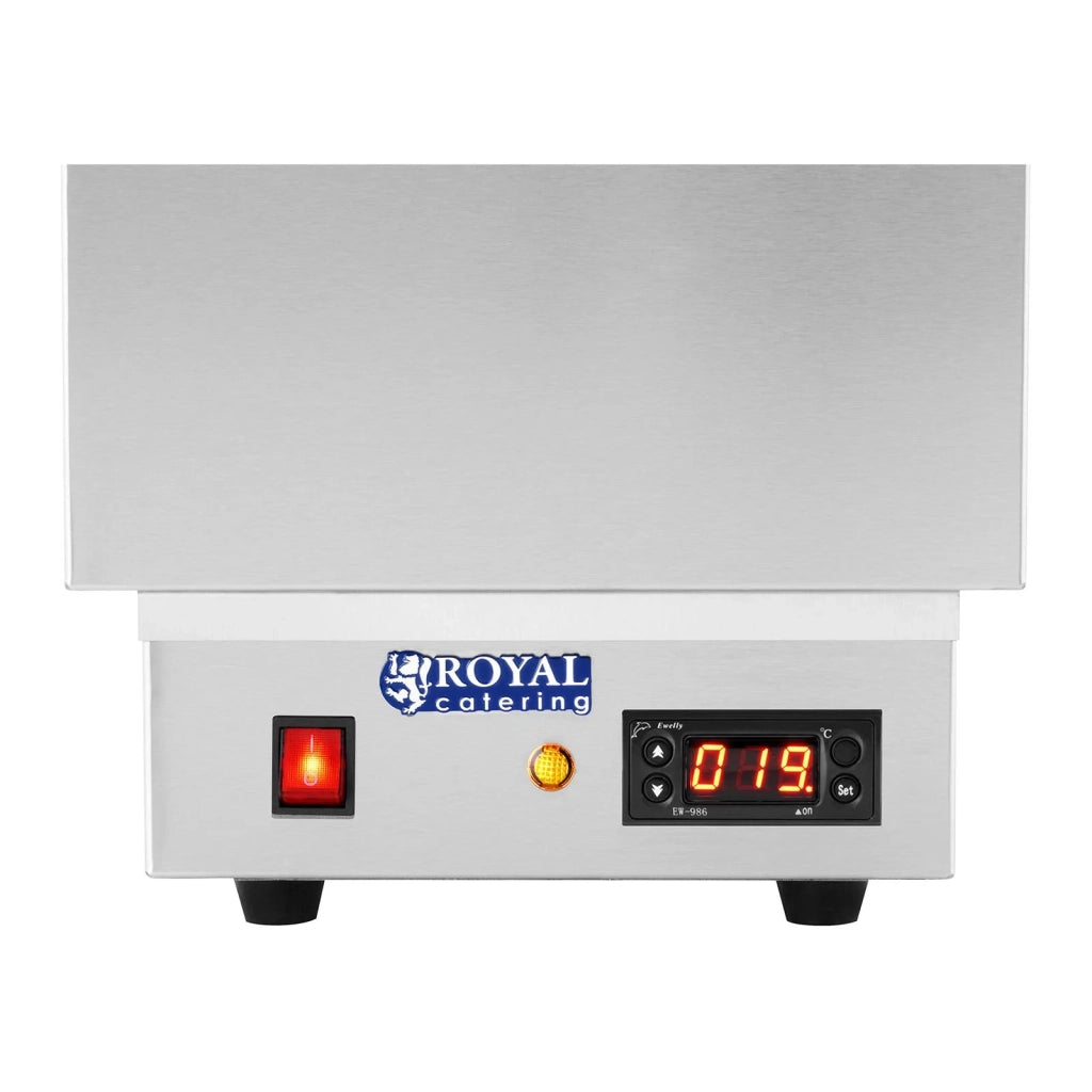 Scioglitore di cioccolato con 2 teglie GN 1/4 in acciaio inox 14_0004305