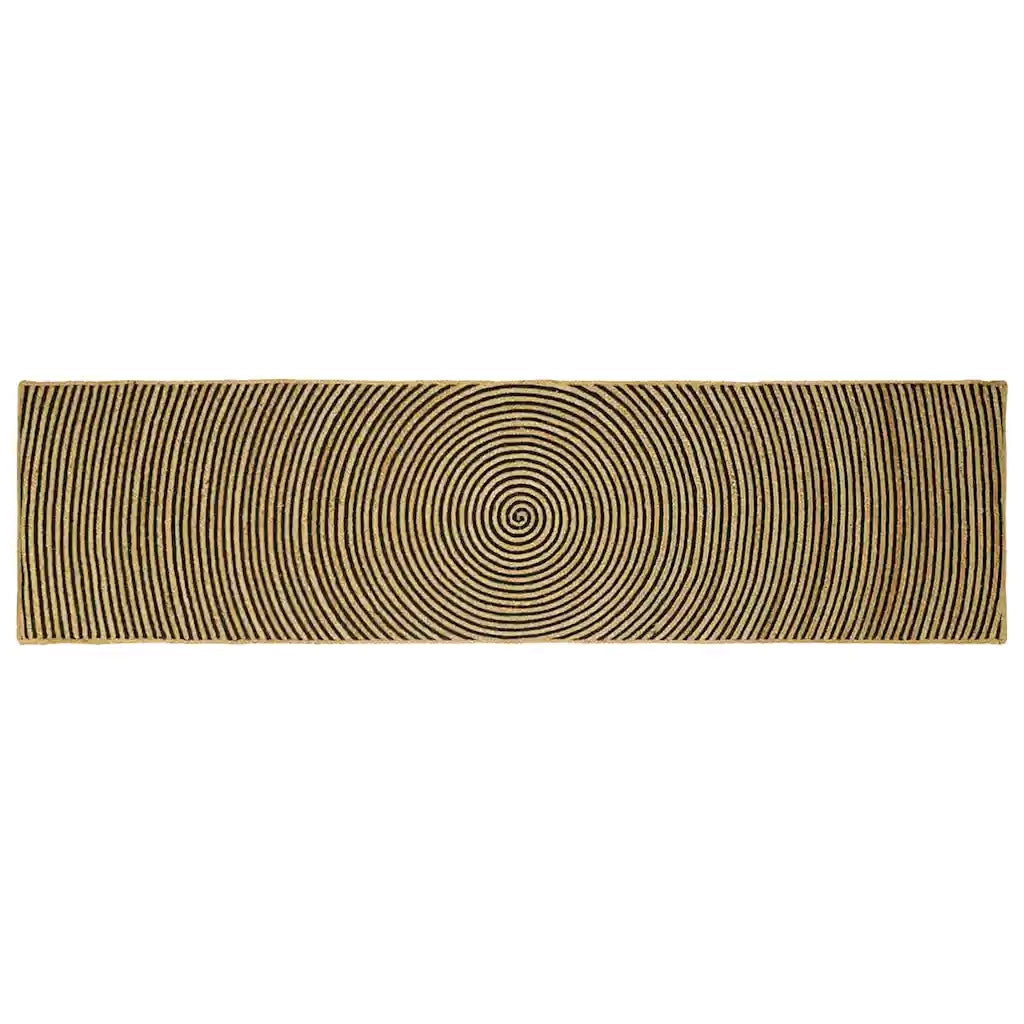 Tappeti per area Nero 80 x 300 cm Juta 42010738