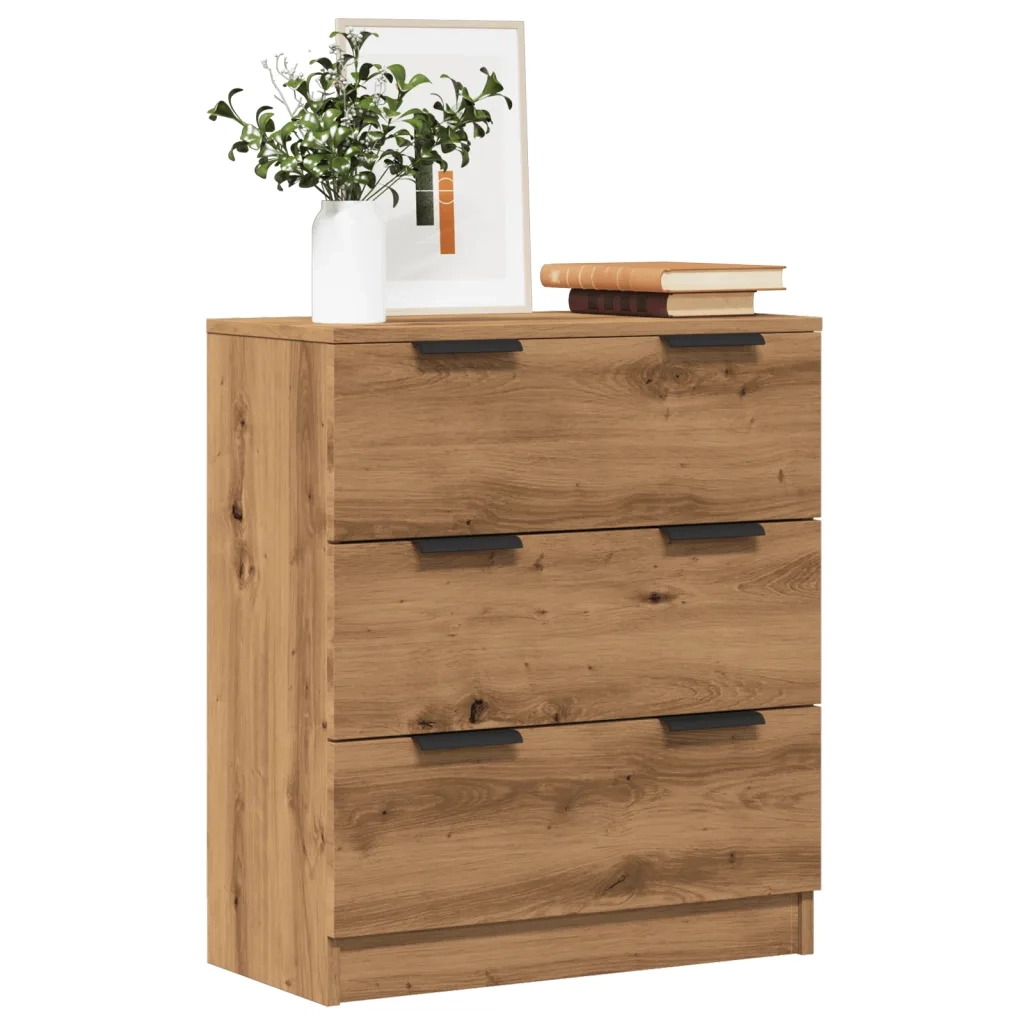 vidaXL Credenza Rovere Artigianale 60x30x70 cm in Legno Multistrato