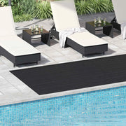 Tappeto per pavimento Nero 1,5 x 4 m Gomma