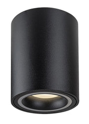 Spot da soffitto moderno nero tondo GU10 Rabalux Kobald