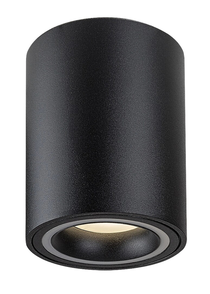 Spot da soffitto moderno nero tondo GU10 Rabalux Kobald