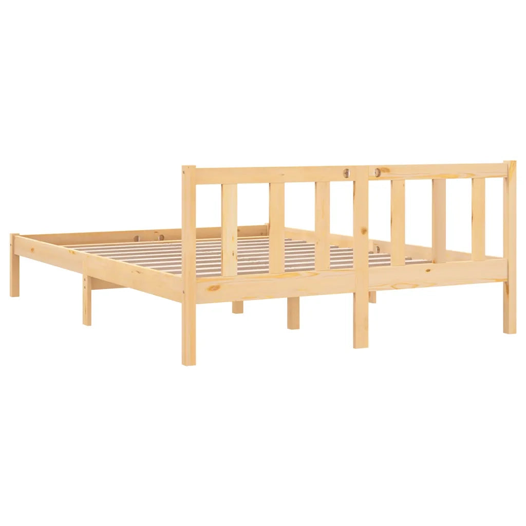 Giroletto-Struttura Letto in Legno Massello di Pino 160x200 cm 259413