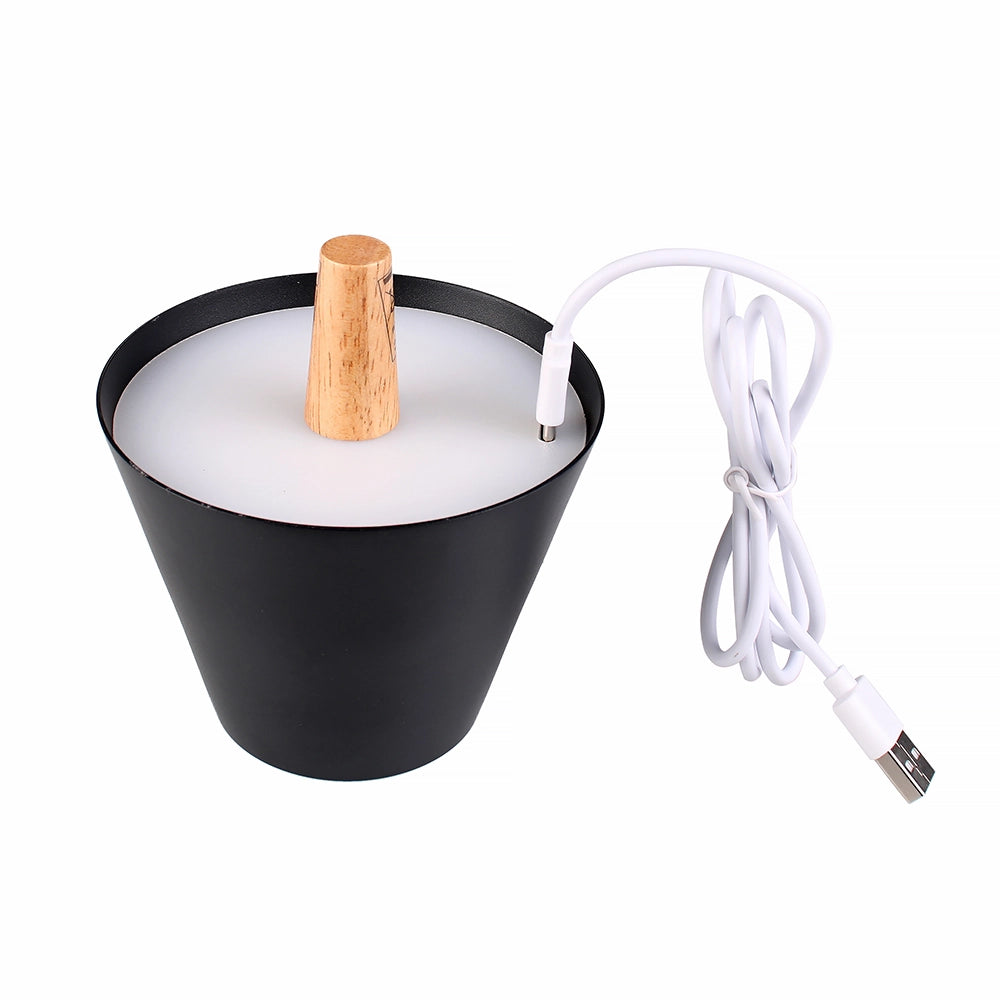 INNOVATIVA LAMPADA LED DA TAVOLO PORTATILE CON TAPPO PER BOTTIGLIA - CONTROLLO TOUCH E TEMPERATURA COLORE REGOLABILE