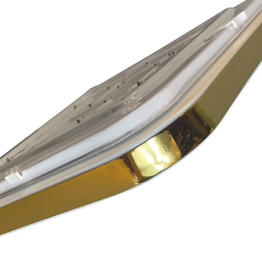 Plafoniera LED quadrata 38cm 24W 4000K oro Light Prestige