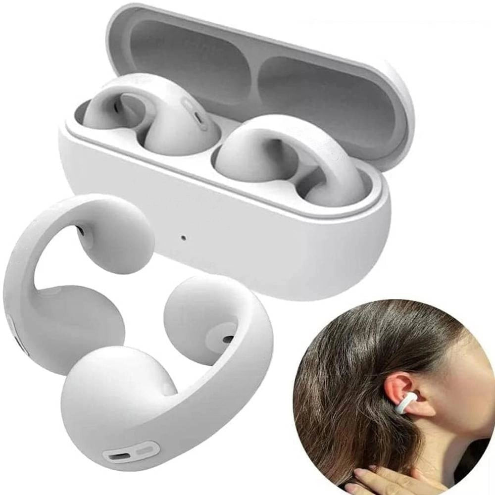 Trade Shop - Auricolari Cuffie Bluetooth Aperti A Orecchino Wireless Tws Senza Fili Per Sport -