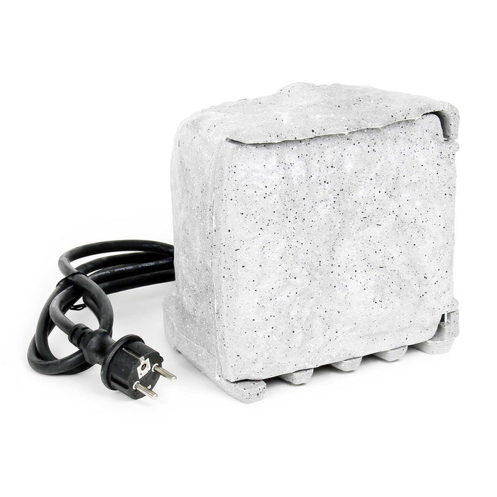 Presa multipla con timer, effetto pietra, Multipresa per esterno con 2 prese, protezione IP44