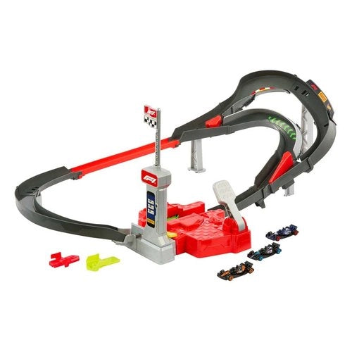 Playset pista mattel jdy15 hot wheels city playset circuito super spri