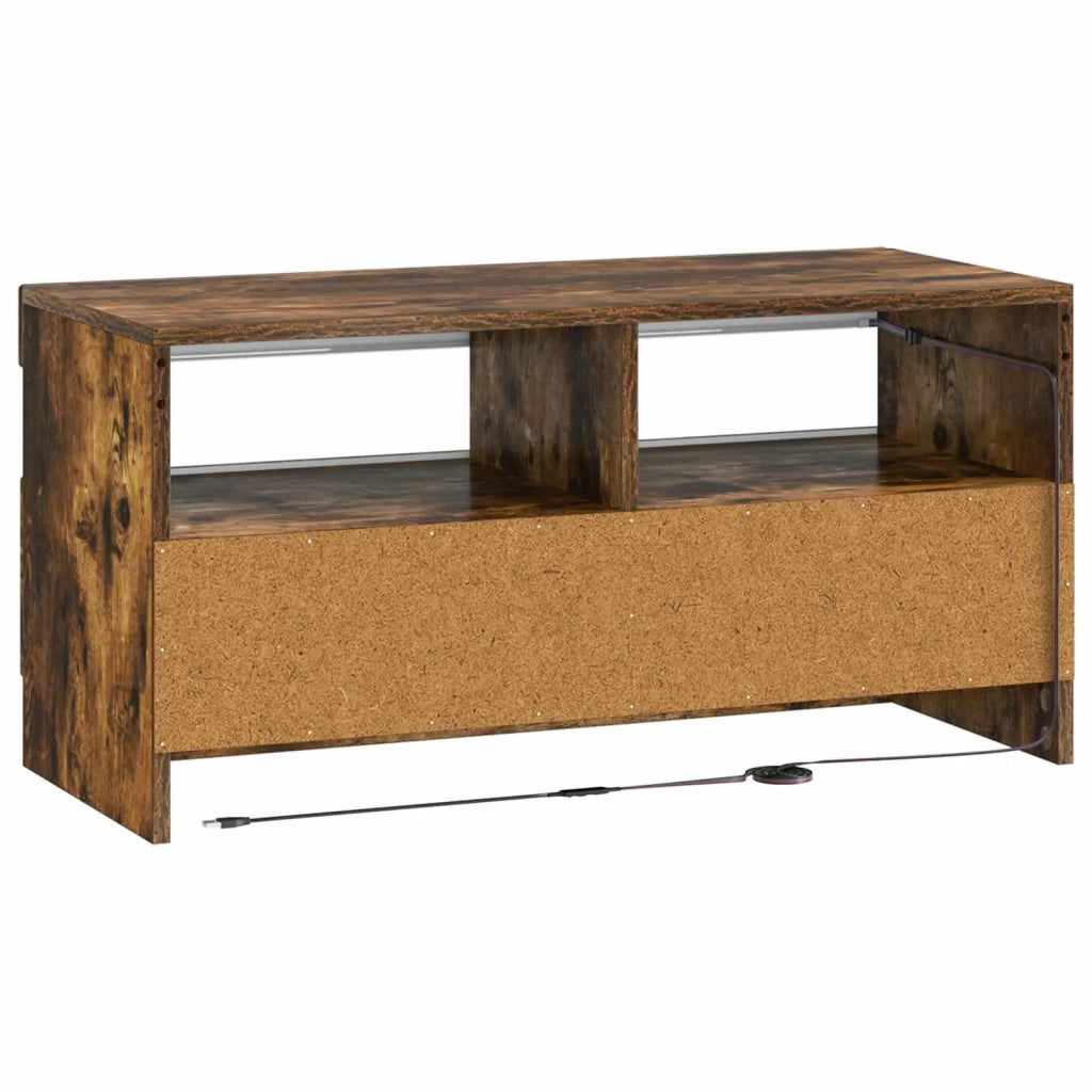 Mobile TV LED Rovere Fumo Legno ingegnerizzato 897880