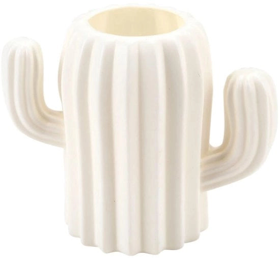 Vaso Decorativo per Cactus - Design Scandinavo - Superficie Matta - Imitazione di Porcellana Multifunzionale - Adatto per Fiori e Piante