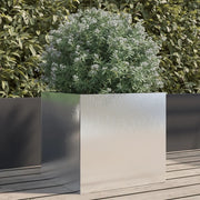 Fioriera Argento 42x40x39 cm in Acciaio Inox 841555