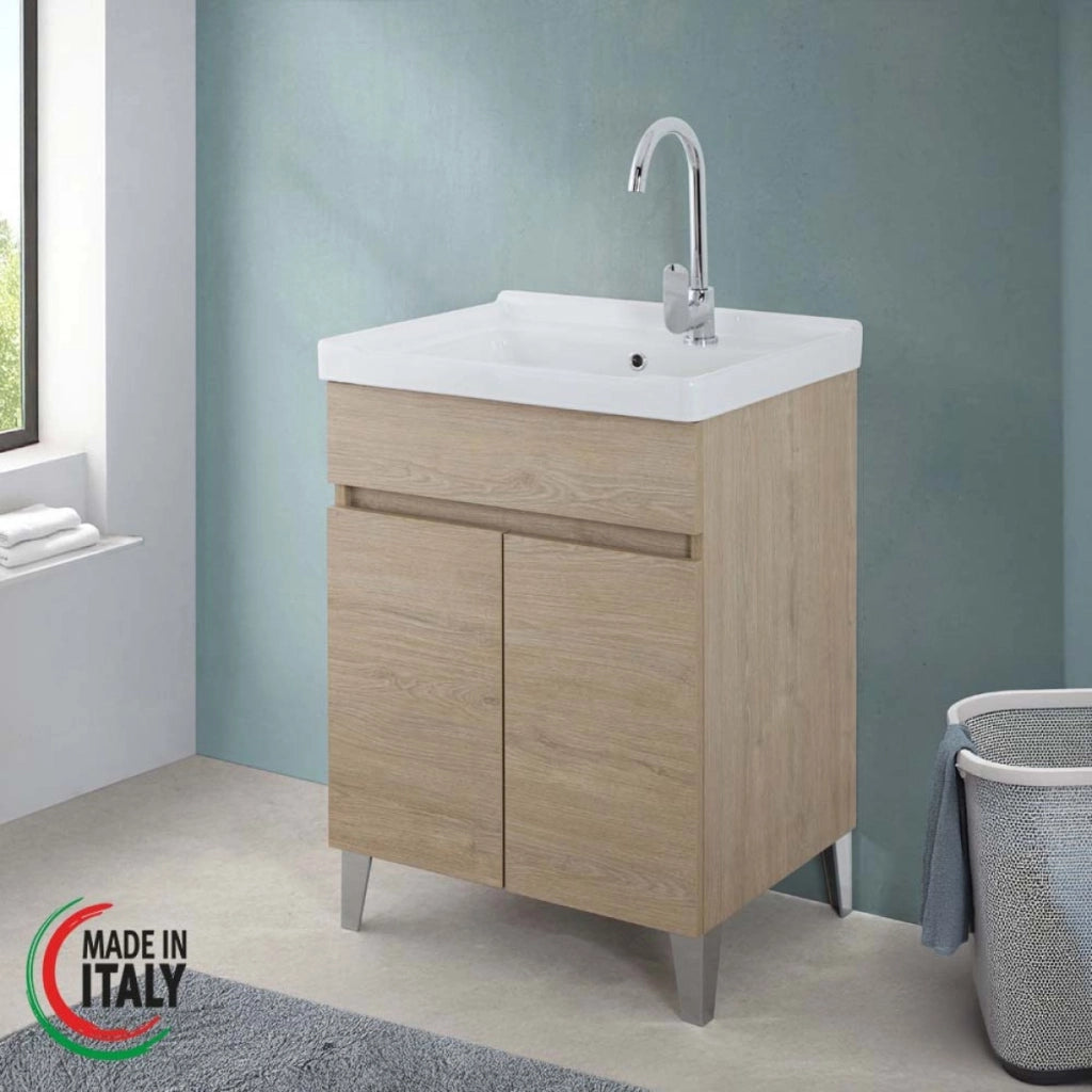 LAVATOIO 60X46,8XH81CM ROVERE DOLOMITE