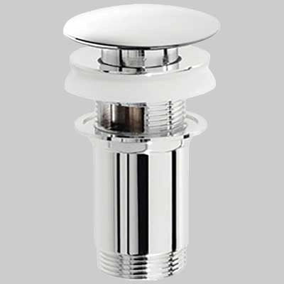 PILETTA PER LAVABO CON TAPPO A PRESSIONE  11/4 c/troppo pieno     MADE IN ITALY