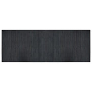 Tappeto del soggiorno | Tappeto Rettangolare Grigio 70x200 cm in Bamb¨´