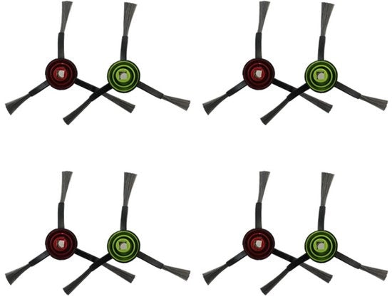 8 Pezzi di Spazzola laterale adatto per ECOVACS T8 AIVI/T8 MAX /N8 PRO - Componenti aspirapolvere