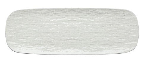 Vassoio in Porcellana Rettangolare Bianco Lungo Touch me 29 x 10 cm
