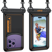 Portatile impermeabile per telefono - corda regolabile - borsa per telefono da subacqueo - per nuoto - iPhone 15 14 - Galaxy S24 S23