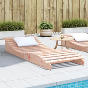 Lettino Prendisole 205x80x31,5 cm in Legno Massello di Douglas 832587