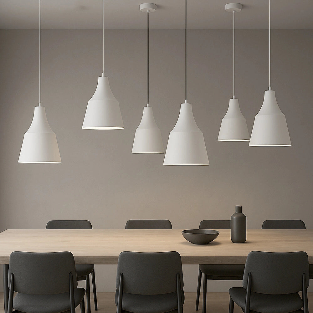Trade Shop - Lampadario A Sospensione Da Soffitto Moderno Con Paralume A Cupola Con Attacco E27 B46 -