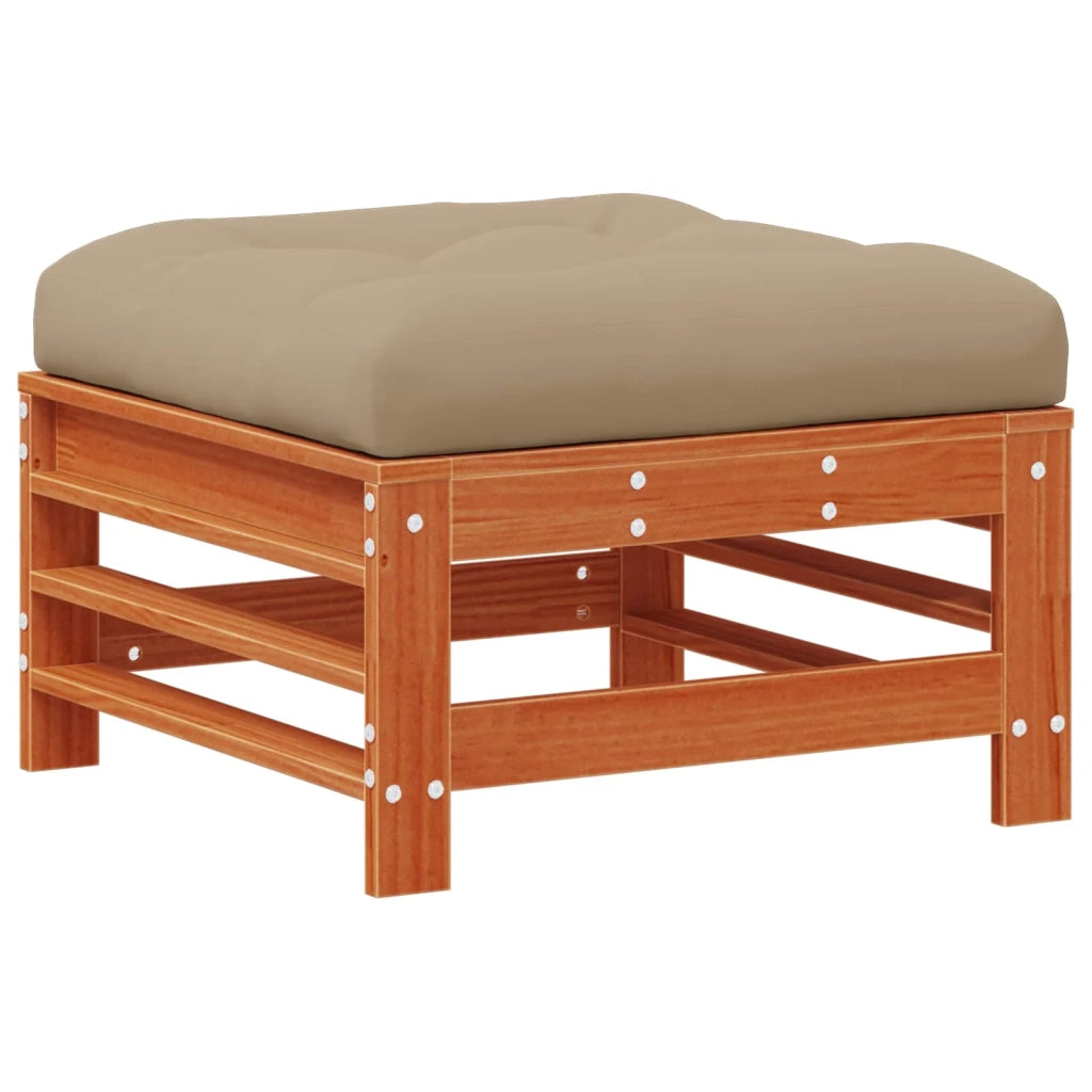 Set Lounge da Giardino 5 pcs Marrone Cerato