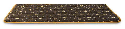 AIO FACTORY 100x70 cm Tappetino per cuccia per cani impermeabile Golden Bones