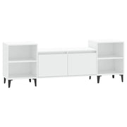 Mobile Porta TV-Credenza TV Bianco 160x35x55 cm in Legno Multistrato