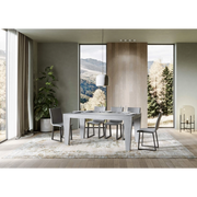 Tavolo allungabile 90x180/284 cm Spimbo - Cemento