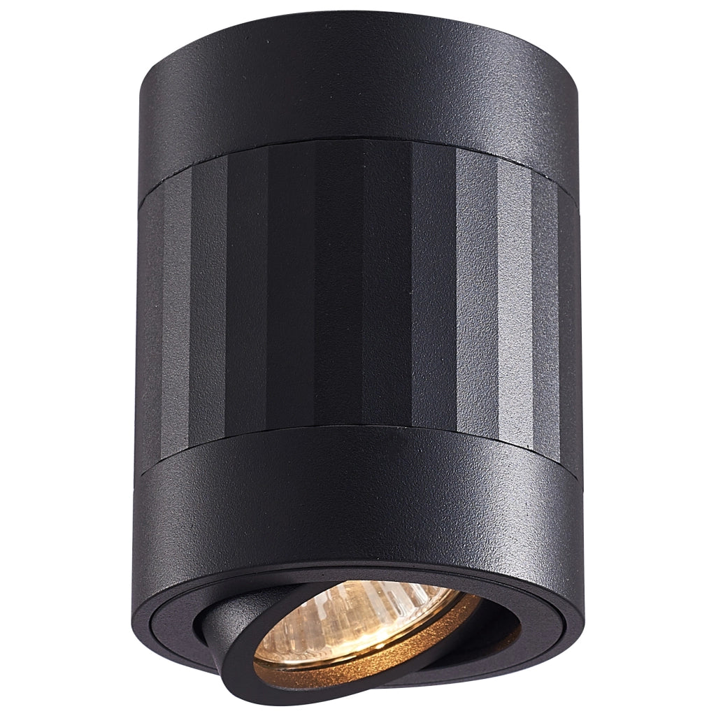 Faretto plafone nero GU10 orientabile RUBIN Polux 319852