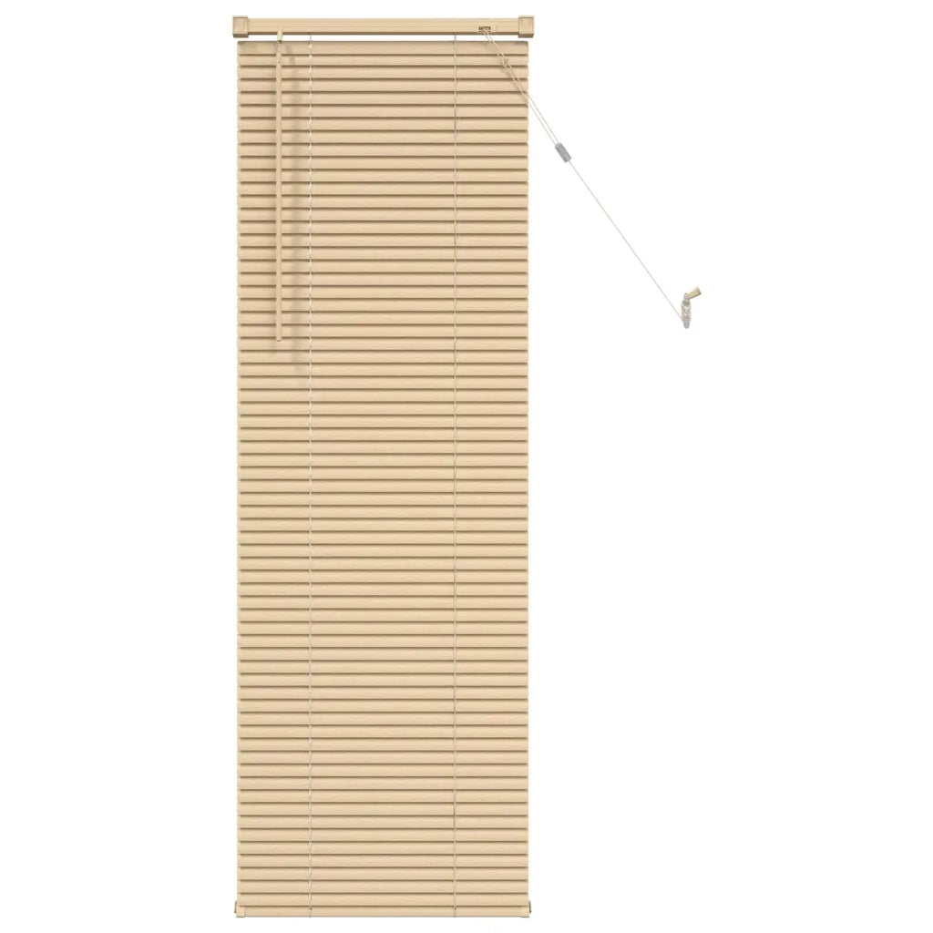 Tenda Veneziana Marrone Chiaro con Motivo 150 x 50 cm PVC 42003759