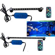 Trade Shop - Lampada Neon Led Immersione Acquario Tubo Luce Pesci T4 12 21 33 Led Colori -