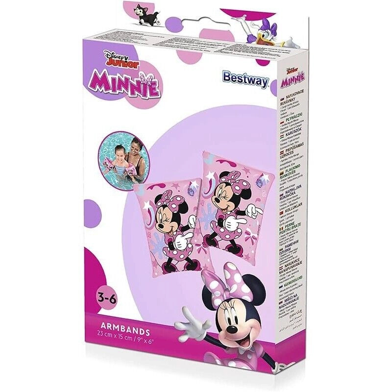 BESTWAY BRACCIOLI GONFIABILI PER BAMBINA DI MINNIE 3-6 ANNI