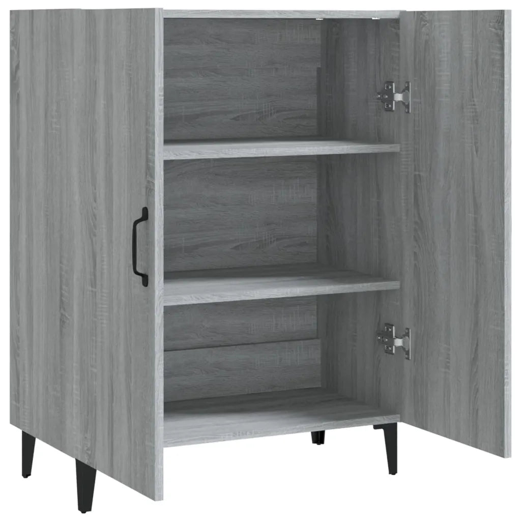 Credenza Grigio Sonoma 70x34x90 cm in Legno Multistrato cod mxl 15955