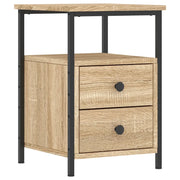 Comodino | Armadio da Notte | Mobiletto da notte Rovere Sonoma 34x35,5x50 cm in Legno Multistrato