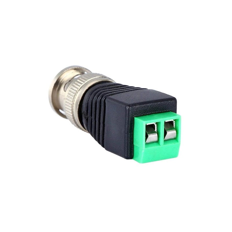 Spinotto Connettore BNC Maschio Con Morsetto A Vite Per Telecamere DVR Videosorveglianza CCTV