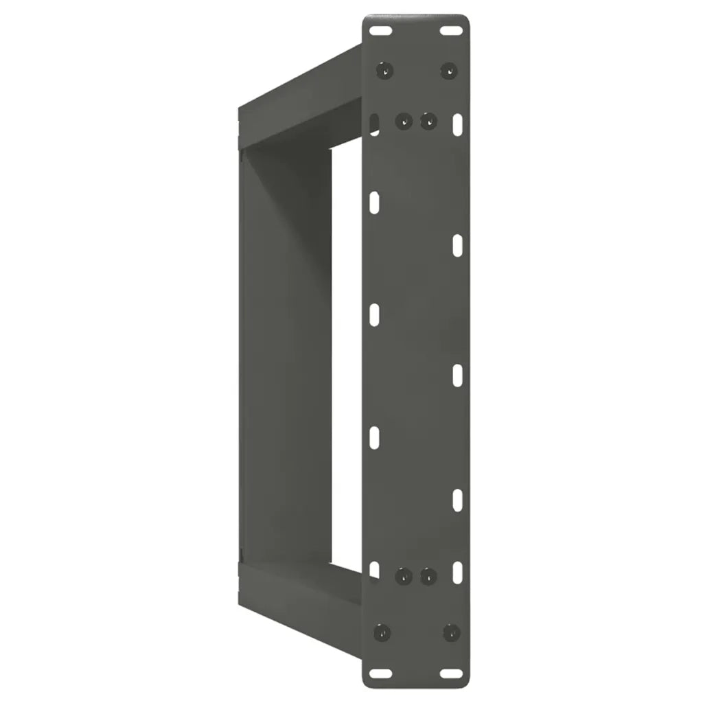 Gambe per tavolo da pranzo a forma di U 2 pz Antracite 60x(72-73) cm Acciaio 4012790