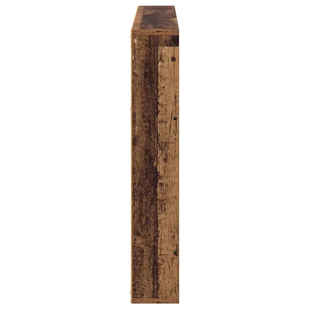 Scaffale per riviste 2 pz Legno vecchio 100 x 12 x 70 cm CFW3918774