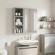 Armadio da bagno a muro Grigio Cemento 20 x 10 x 50 cm 889282