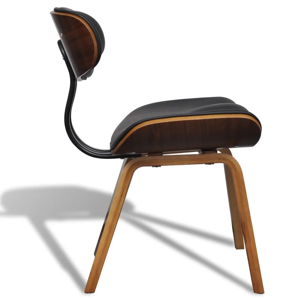 Sedie da Pranzo 4 pz in Legno Piegato e Similpelle  cod mxl 31535