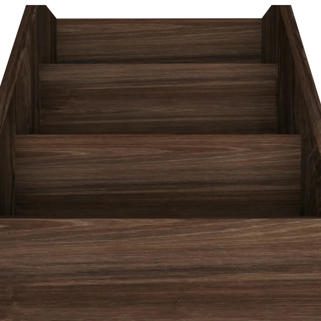 Portariviste Bambini Rovere Fumo 71x30x78,5cm Legno Multistrato CFW6265632