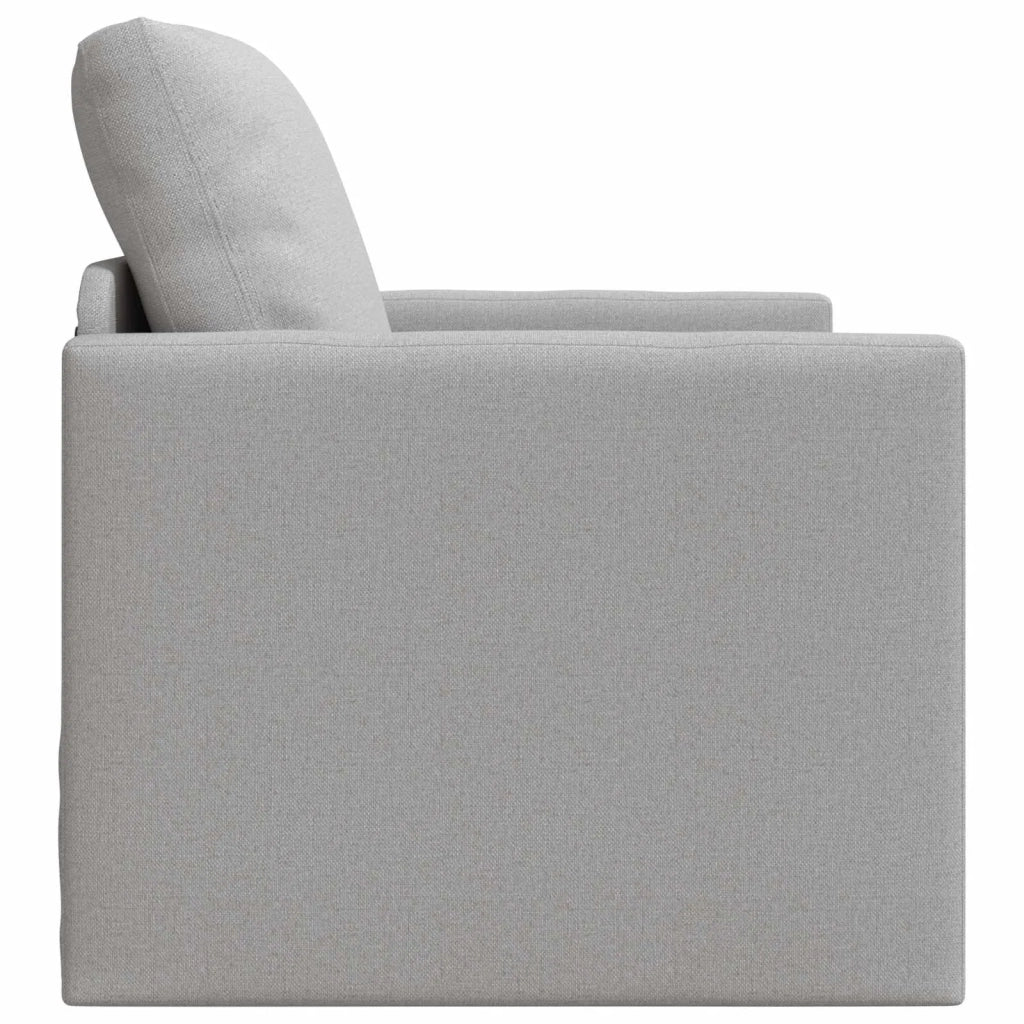 Divano letto | Sof¨¤ letto | Letto singolo Grigio Nuvola 74 x 77 x 81 cm Tessuto