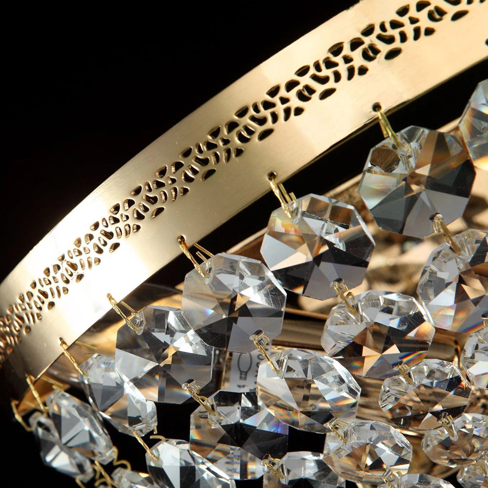 Maytoni applique contemporanea Ottilia 2 luci E14 oro metallo diffusore metallo