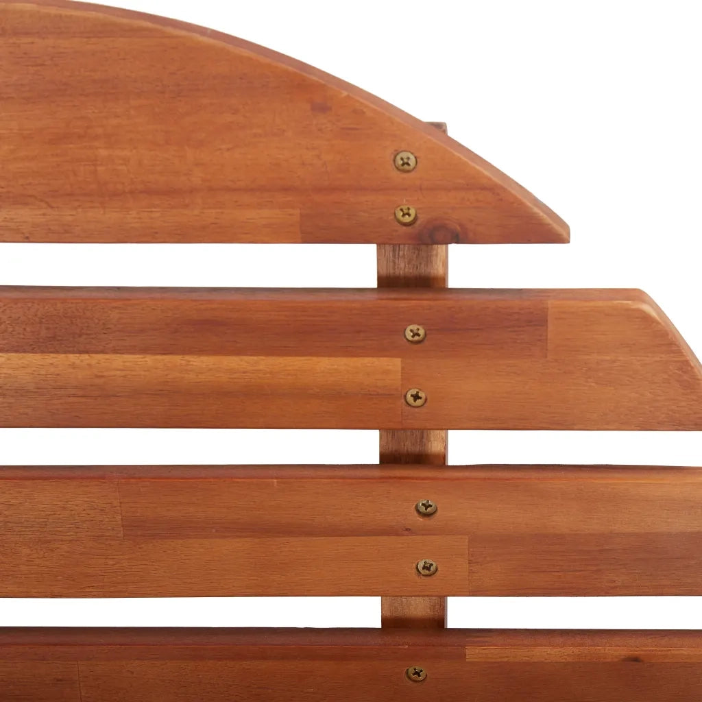 Sedia da Giardino | Sedia Adirondack in Legno Massello di Acacia