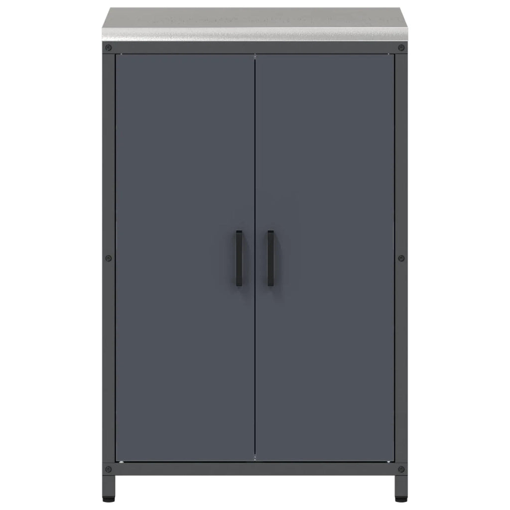Stoccaggio in cucina Antracite 60 x 50 x 92 cm Acciaio 874991