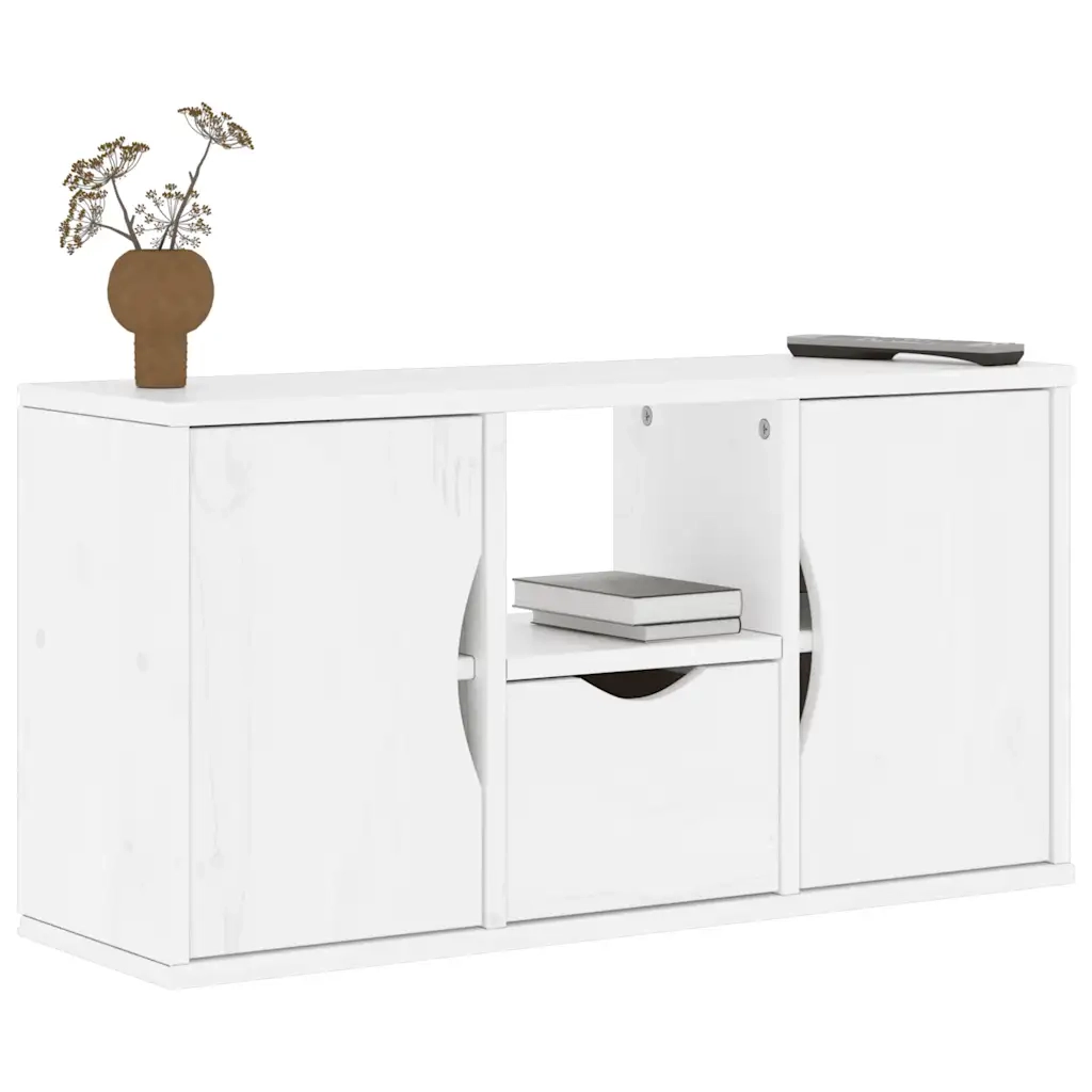 Mobile Porta TV con Cassetto ODDA Bianco 79x24x40 cm 4103606
