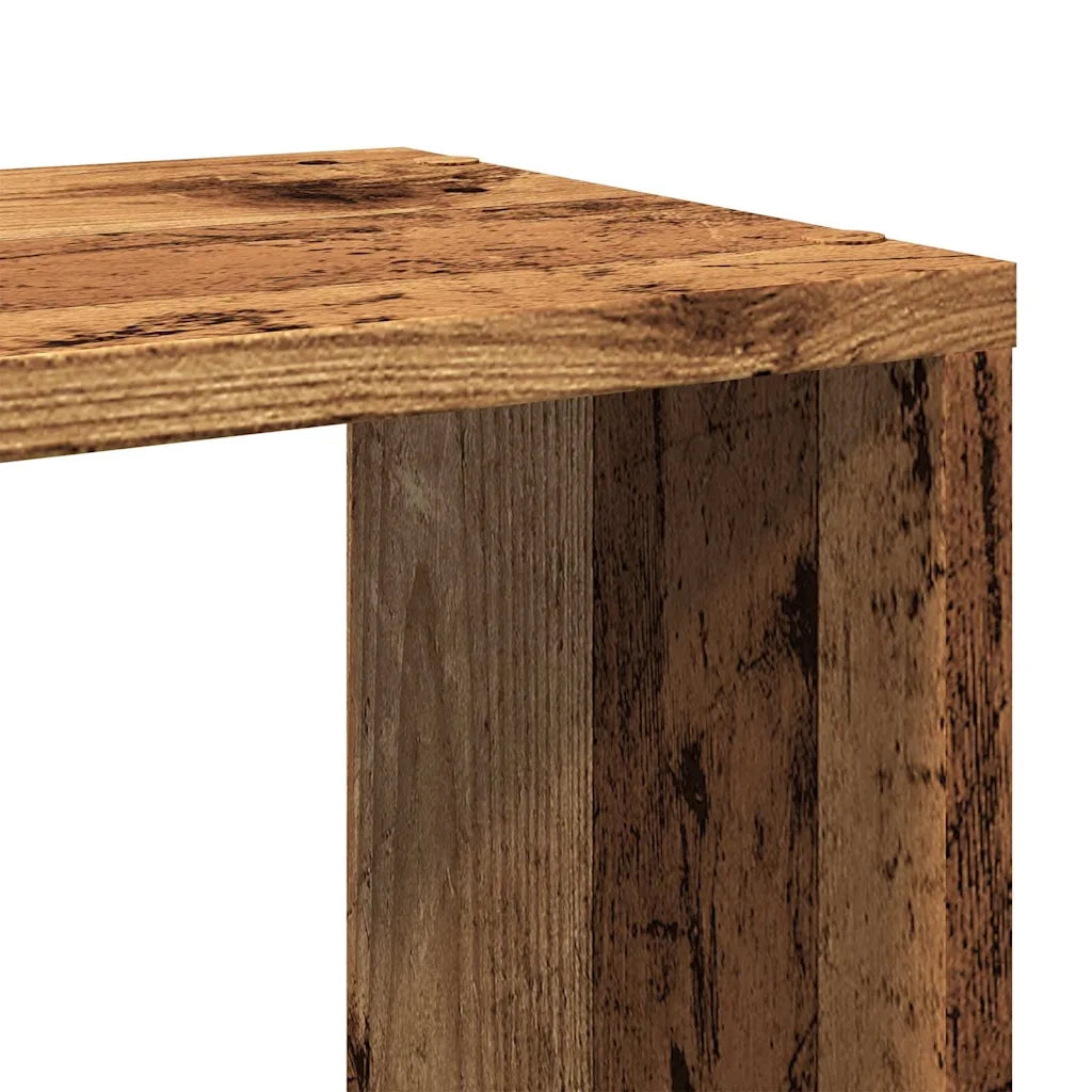 Mobile Porta TV Legno Vecchio 80x24x32 cm in Legno Multistrato 856732