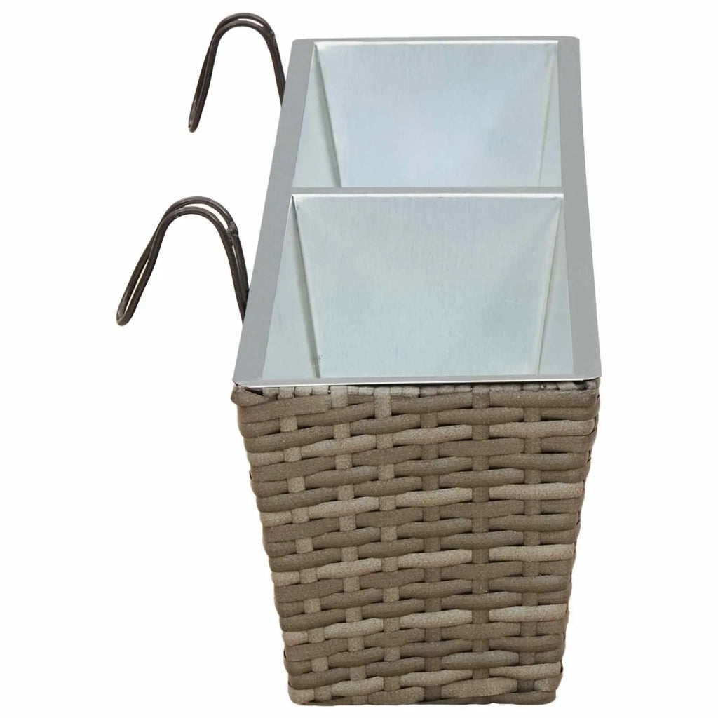 Ringhiera 2 pz 80 x 17 x 17 cm Metallo CFW4207823