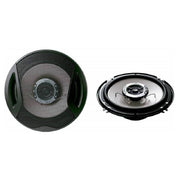 Trade Shop - Casse 400w 16cm Altoparlanti Stereo Hi-fi Auto 2vie Tweeter Tuning Incasso Coassiali -